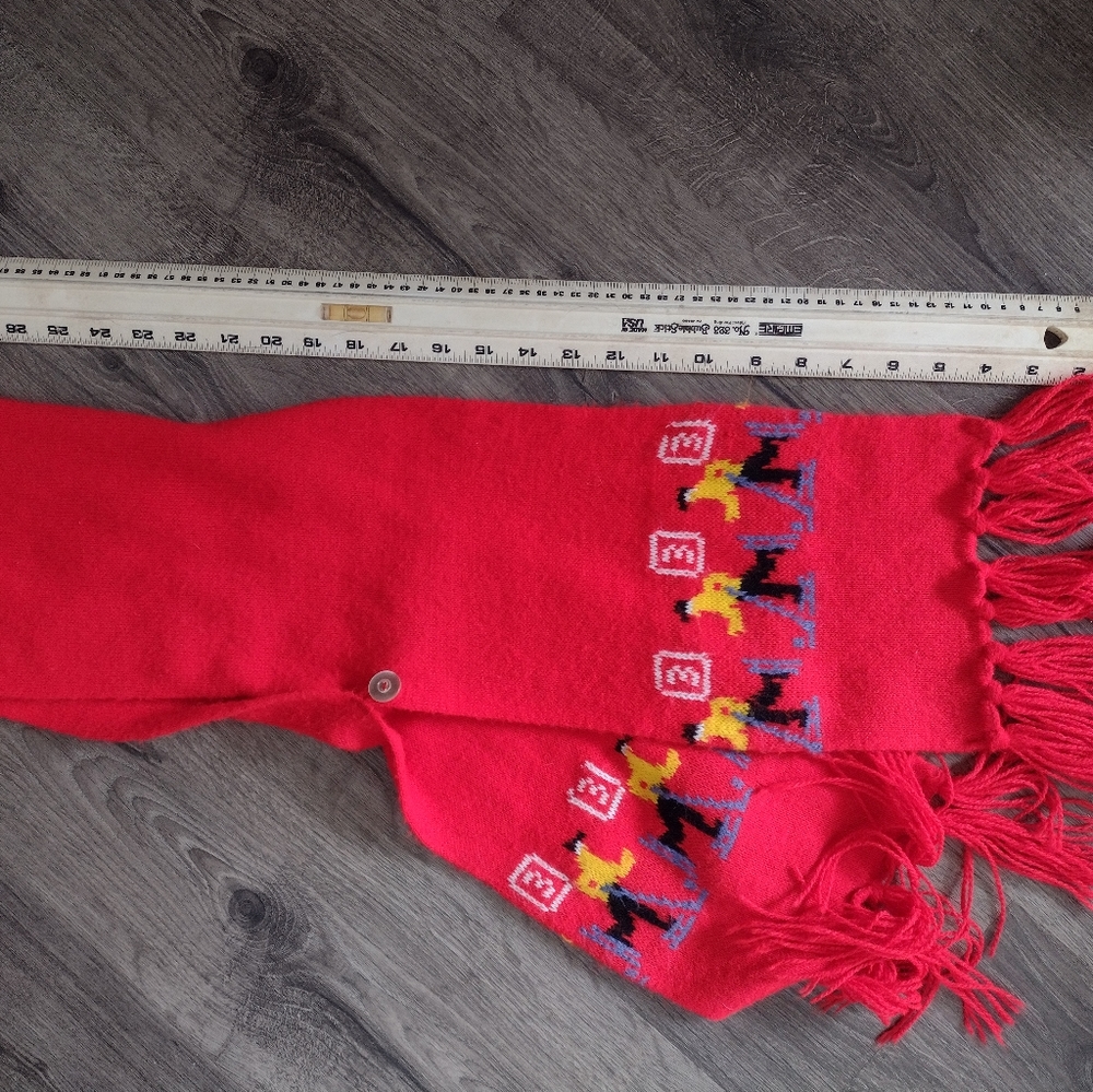 1970's Vintage Hockey "Hat Trick" hat and scarf combo 🏒